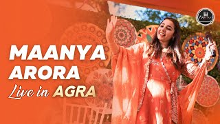 Maanya Arora Performing LIVE in 📍Agra  Maayra Bhaat Function  wedding showreel [upl. by Grega]