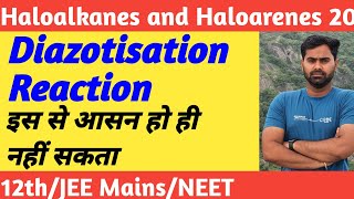 Diazotization Reaction Mechanism  Haloalkanes and Haloarenes Class 12  Aniline to Diazonium Salts [upl. by Ayres51]