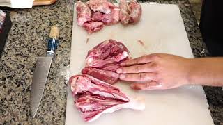 Turkey Preparation Deboning Skinning and Kebab Planning [upl. by Alliuqaj]