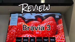 Bravia 3 sony 2024 review unboxing [upl. by Namialus]