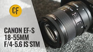 Canon 1855mm f456 IS STM lens review and comparison  the newest kit lens [upl. by Aleiram]