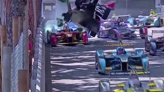 Bruno Sennas Monaco Formula E Horror Crash [upl. by Caputto]