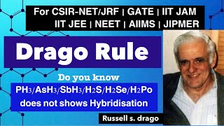 Drago rule  Explanation of why some molecules does not shows Hybridisation [upl. by Stephens]