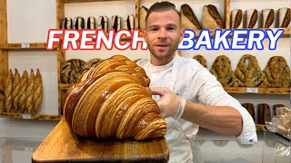 Lart de la viennoiserie〈 Mickael Martinez 〉Recette de CROISSANT français frenchbakery [upl. by Fauman490]