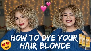 How I Dye My Hair Blonde Updated amp Detailed  Naturally Sade [upl. by Adniroc]