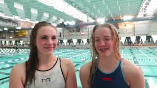 Green River Swimmers Tanith Smith amp Tavia Arnell 2023 State Champs [upl. by Iras]