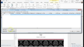 Mail Merge Invitation [upl. by Erised663]
