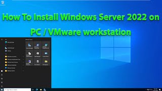 How To Install Windows server 2022 On VMware [upl. by Dulcia]