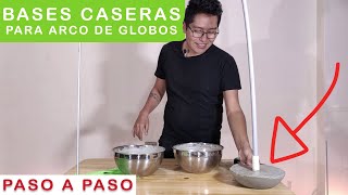 ✅ COMO HACER BASES PARA GLOBOS 🎈 fácil  bases caseras [upl. by Birkle]