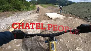 Chatel Bike Park People MTB down hill run Summer 2024 [upl. by Shalna530]