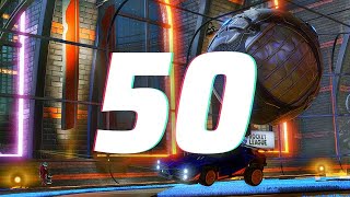 ROCKET LEAGUE INSANITY 50  BEST GOALS IMPOSSIBLE WAVE DASHES 208 KPH PINCH NOCAM SHOTS [upl. by Gustafsson]