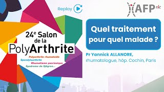 Quel traitement pour quel malade   Salon de la PolyArthrite 2024 [upl. by Bethesda]