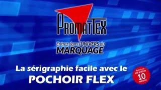 Le pochoir Flex en sérigraphie [upl. by Web157]