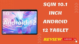 Sleek and Powerful SGIN 101inch Android 12 Tablet Review [upl. by Acquah958]