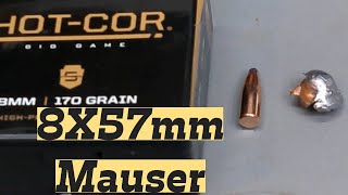 8X57 Mauser 170 Grain Speer HotCor [upl. by Anot]