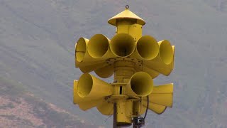 Federal Signal 3T22 Noon Blast  Mapleton Utah Siren Test [upl. by Market776]