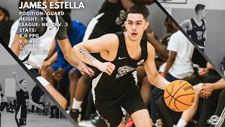 James Estella Highlights 2324  NBL Div3 Lowkeyhoops [upl. by Ayojal]