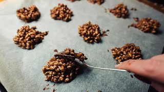 Norwegian Risboller Chocolate Puffed Rice Cookies [upl. by Nahgam621]