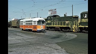 Philadelphia  Route 15 Original PCC Streetcar Scenes  8mm amp Slideshow [upl. by Aniham]