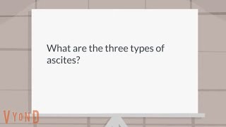 Ascites  What are the types and causes of ascites [upl. by Huoh]