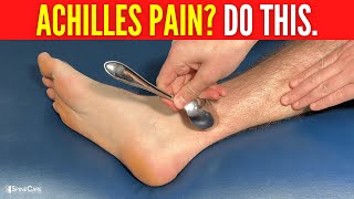 How to Relieve Achilles Tendonitis in SECONDS [upl. by Sarge891]