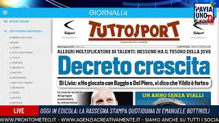 OGGI IN EDICOLA  6 GENNAIO 2024 [upl. by Bradski]