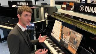 Yamaha U1 Silent Piano Review with Tom Bentham  Rimmers Music Bolton [upl. by Jacquet]