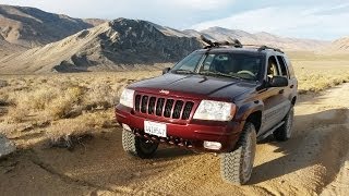 A Broken Jeep WJ and a Night in the Desert  Off Road 4x4 Adventure [upl. by Anilocin]