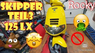 Piaggio Skipper LX 125 zwei Takt Reparieren Defekt Getriebe Motor zerlegen auseinander bauen [upl. by Aihsyak743]