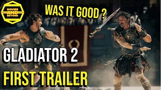 WAS THE NEW TRAILER FOR GLADIATOR 2 GOOD [upl. by Reginauld]