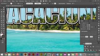 Illustrator CC Tutorial Como crear y editar una Máscara de Recorte [upl. by Bilak322]