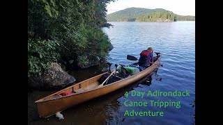 Adirondack Canoe Trip 4 Days and 39 miles going from Long to Tupper Lake along the Raquette River [upl. by Aleil592]