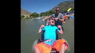 Time for a swim wheelchair wheelchairguy wheelchairlife cerebalpalsy swimming mobility [upl. by Salinas]