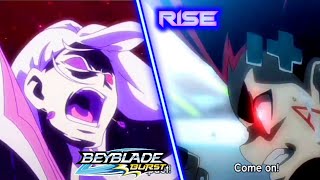 Aiger vs phi AMV rise  beyblade burst turbo [upl. by Sipple462]