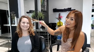 HAIR CONSULTATION hair questions to ask your clients client demo PART 1 [upl. by Llertnauq833]