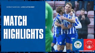 Match Highlights  Latics 1 Leyton Orient 0 [upl. by Eliason]