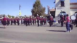 Paso Robles High School Bearcat Marching Band  Colony Days Parade 2013 [upl. by Aleek]