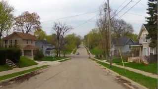 Janesville Wisconsin Around East Racine Street  April 3 2012 [upl. by Salahcin]