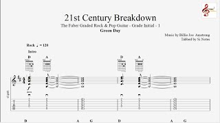 21st Century Breakdown  Green Day  The Faber Graded Rock amp Pop Guitar  Initial  Grade 1 [upl. by Netsyrk]