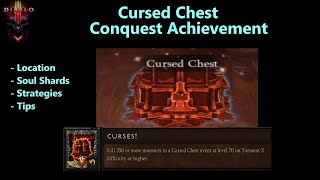 Diablo 3Season 25Cursed Chest Conquest Achievement Guide Best Location Best Soul Shards and more [upl. by Hesky]