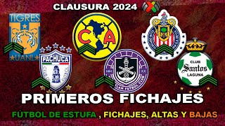 ✅ FICHAJES CONFIRMADOS Y RUMORES LIGA MX CL2024  PRIMER FICHAJE DE CHIVAS LEO SUÁREZ A SANTOS [upl. by Girvin385]