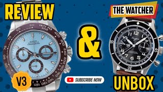 2 Stunning Chronographs from Sugess  1 Unboxing 1 Review  The Watcher [upl. by Ahsila]