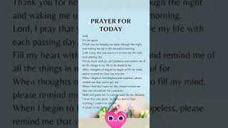 Prayer For Todayrommellovino3744 bibleverse motivation [upl. by Alrats]