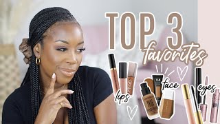 MY TOP 3 FAVORITES IN EVERY MAKEUP CATEGORY  Andrea Renee [upl. by Siladnerb519]