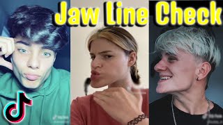 Jawline Check TikTok Compilation [upl. by Dnilasor]