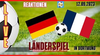 LIVE  Länderspiel  Deutschland vs Frankreich  Reaktionen [upl. by Armstrong]