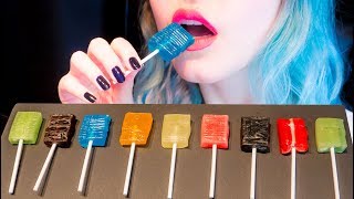 ASMR Danish Colorful Candy Lollipop  Flavor Tasting  Relaxing Eating Sounds V 😻 [upl. by Peednas327]