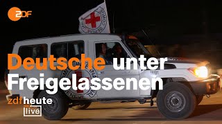 So lief die Geiselfreilassung  ZDFheute live [upl. by Ariahaj]