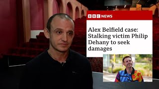 Alex Belfield case Stalking victim Philip Dehany to seek damages BBC NEWS ARTICLE [upl. by Alehcim]