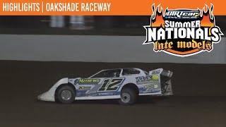 DIRTcar Summer Nationals Late Models  Oakshade Raceway  July 13 2024  HIGHLIGHTS [upl. by Amandie]